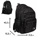 Рюкзак молодежный Yes Black TS-47 (559763)