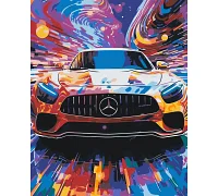 Картина за номерами Мерседес арт (Mercedes-Benz) 40*50 см Origamі (LW3313)