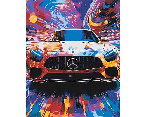 Картина по номерам Мерседес арт (Mercedes-Benz) 40*50 см Origami (LW3313)