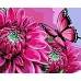 Картина за номерами Метелик на яскравих квітках 30х40 см Strateg (SS1090)