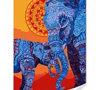 Картина за номерами Індійські слони 40х50 Strateg (GS1614)
