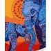 Картина за номерами Індійські слони 40х50 Strateg (GS1614)