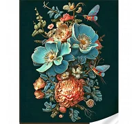 Алмазна мозаїка Strateg Фантастичний букет квітів розміром 30х40 см (HEG86891)