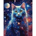 Картина за номерами SANTI Магічний кіт фарби металік 40х50 см (954834)