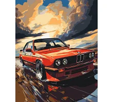 Картина за номерами БМВ (BMW) 40*50 см Орігамі (LW3324)