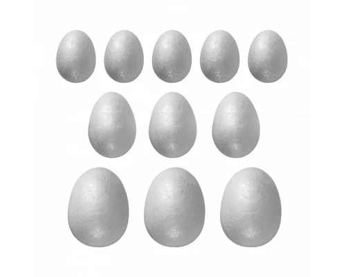 Набір пінопластових фігурок Santi Яйце 11 штук мікс розміров : 743075