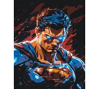 Картина по номерам Супермен 40*50 см Оригами (LW3316)