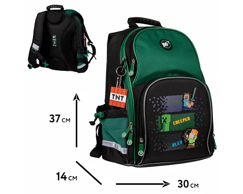 Набор рюкзак школьный ортопедичный + пенал + сумка Yes Minecraft S-100 (559760К)