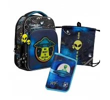 Набор рюкзак школьный ортопедичный +пенал+ сумка Yes UFO S-78 (559559К)