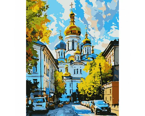 Картина по номерам Утро в Киеве 40*50 SANTI (954837)