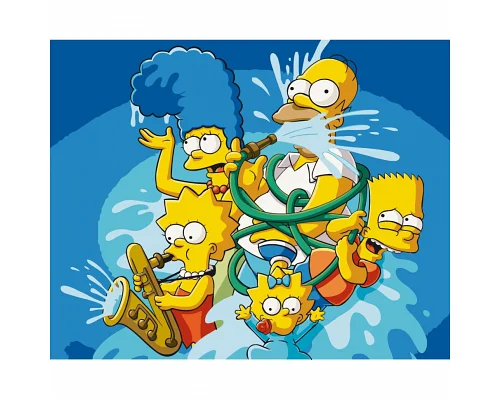 Картина по номерам мультсериал Симпсоны 40*50 см Арт-Крафт (16039-AC)