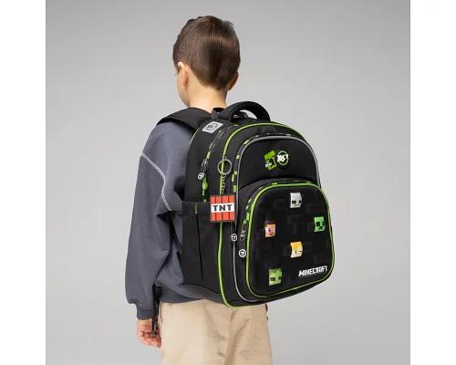 Набор школьный Minecraft XXL рюкзак + пенал + сумка + бутылка + ланч-бокс  (559753XXL)
