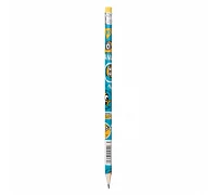 Олівець чорнографітний Minions трикутний з ластиком YES (280632)