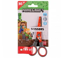 Ножиці Minecraft 13см з принтом на лезі червоні YES (480424)