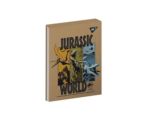 Блокнот Jurassic World 80 листов клетка YES (151914)