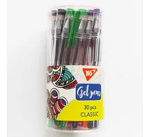 Ручка гелева Classic 15 кольорів YES (420429)