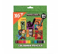 Олівці кольорові 24 кольорів Minecraft Heroes YES (290740)