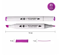 Скетч-маркер спиртовой Professional SA-85 ярко-фиолетовый Santi (390803)