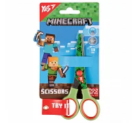 Ножиці Minecraft 13см з принтом на лезі зелені YES (480436)
