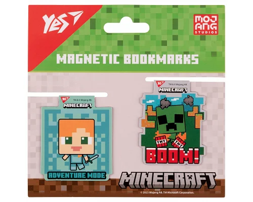 Закладки магнитные Minecraft friends 2шт YES (708102)