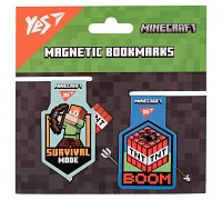 Закладки магнитные Minecraft Steve 2шт YES (708103)