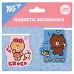 Закладки магнітні Line Friends Brown and Choco 2шт YES (708106)