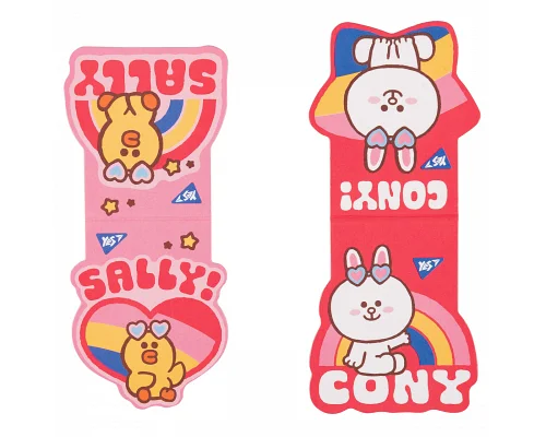 Закладки магнитные Line Friends Sally and Cony 2шт YES (708108)