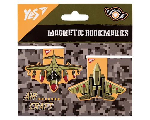 Закладки магнитные Military 2шт YES (708112)