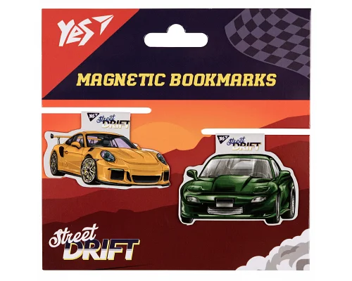 Закладки магнитные Super Street drift 2шт YES (708118)