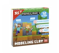 Пластилін Minecraft 12 кольорів 240 г YES (540668)