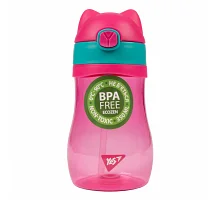 Пляшка для води Fusion 350 мл рожева YES (708173)