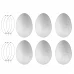 Пінопластові заготовки Яйце 6 штук 4 см Santi (743073)