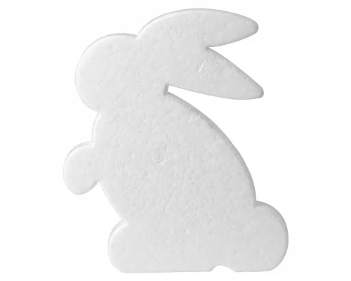 Пінопластова заготовка плоска Кролик 1штука 14 см Santi (743077)