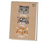 Альбом для рисования А4 20 листов склейка белила Cats крафт YES (130577)