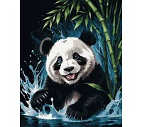 Картина по номерам Веселая панда 40х50 Santi (954805)