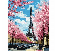 Картина по номерам Париж весной 40*50 Santi (954812)