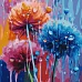Картина по номерам Цветы под дождем 40*40 Santi (954844)