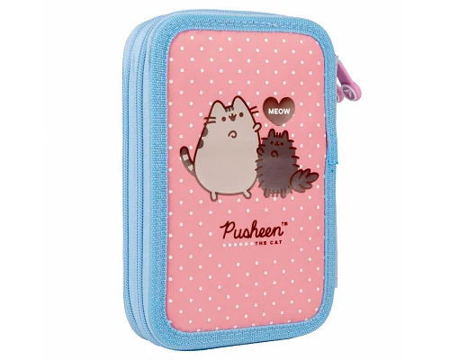 Пенал-книжка твердый YES двойной HP-01 Pusheen (533549)