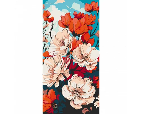 Картина по номерам  Весенние цветы 40х80 см АРТ-КРАФТ (13071-AC)