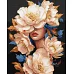 Картина по номерам Цветочная красавица с красками металлик 40х50 см Идейка (KHO8428)