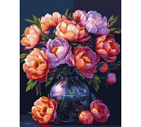 Картина за номерами Розкіш квітів 40х50 см Ідейка (KHO3274)