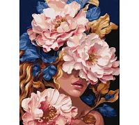 Картина за номерами Квіткова чарівність 40х50 см Ідейка (KHO8434)