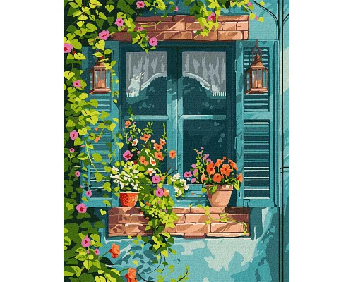 Картина по номерам Дом в саду 40х50 см Идейка (KHO6348)