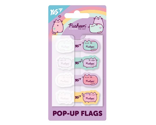 Закладки Pop-up Pusheen пластик 80 шт YES (170426)