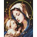 Алмазна мозаїка Любов матері з голограмними стразами 40х50 см Ідейка (AMO7971)