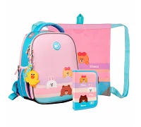 Набір рюкзак шкільний + пенал + сумка YES Н-101  Line Friends (559801)