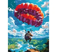 Картина за номерами Над хмарами 40х50 см Орігамі (LW3329)