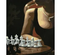 Картина за номерами Гра в шахи 40х30 см Strateg (SS6471)