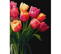 Картина за номерами Аромат тюльпанів 30х40 см Ідейка (KHO3279)