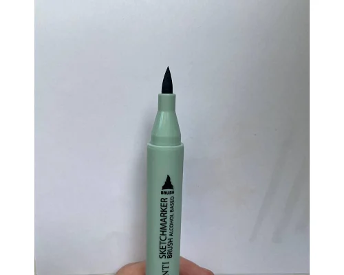 Набір Максі скетч-маркерів для малювання SANTI Brush 80 шт у фірмовому пеналі (390893К)